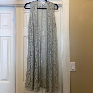 Lularoe gray joy vest